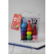 Babycolor - 兒童安全蠟筆 (12色) 